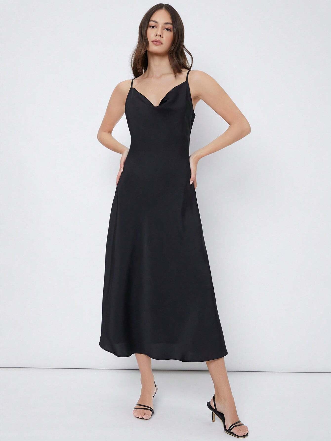 Satin Relaxed Maxi Dress