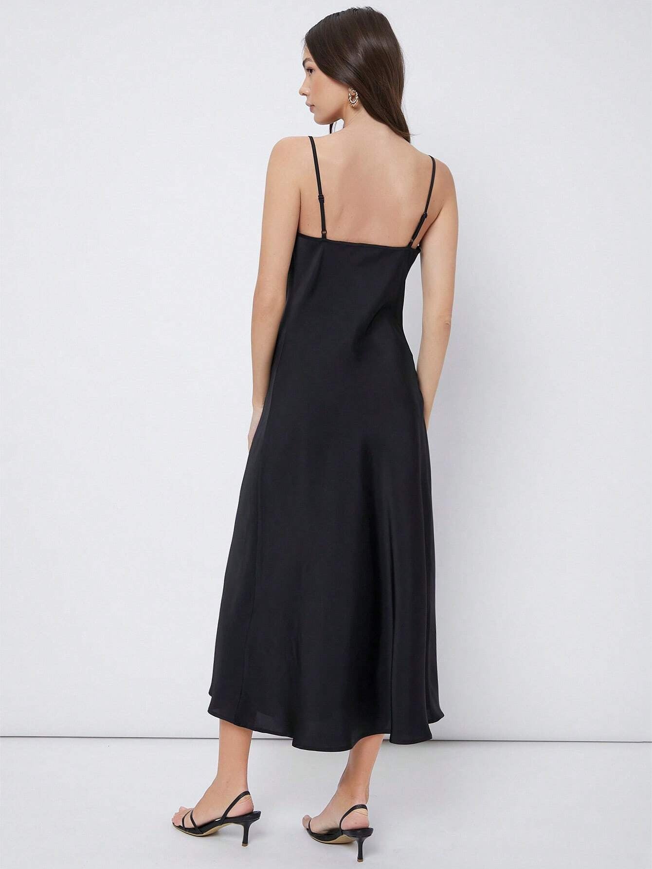 Satin Relaxed Maxi Dress