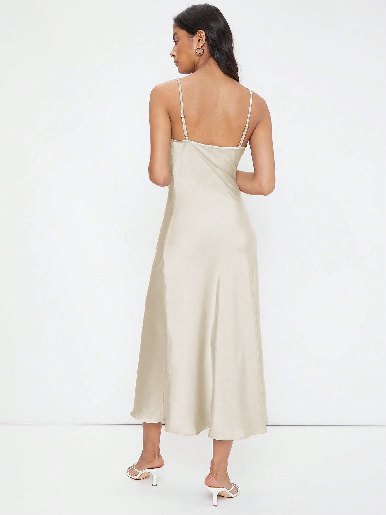 Satin Relaxed Maxi Dress