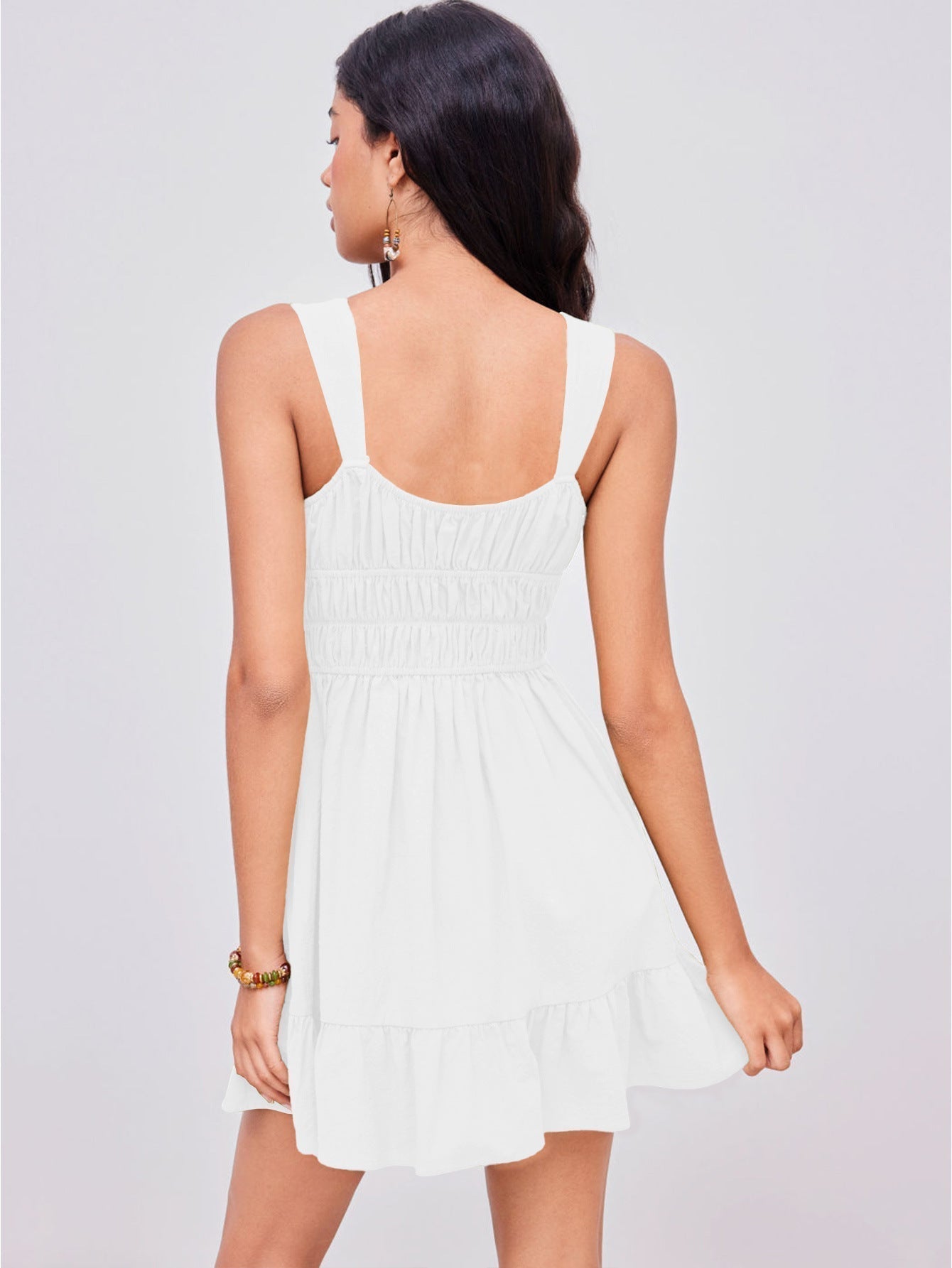 White Dress With Texture