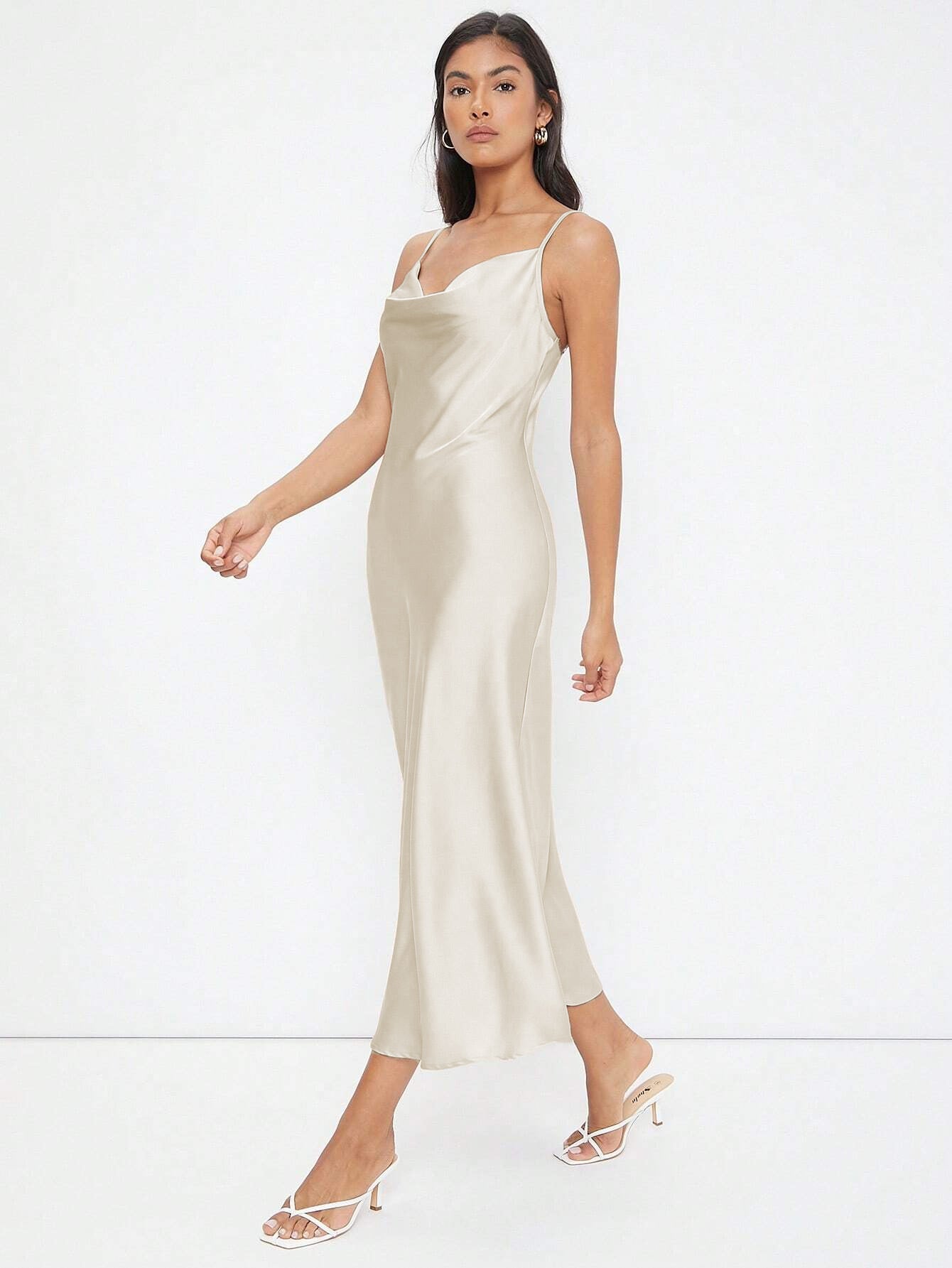Satin Relaxed Maxi Dress