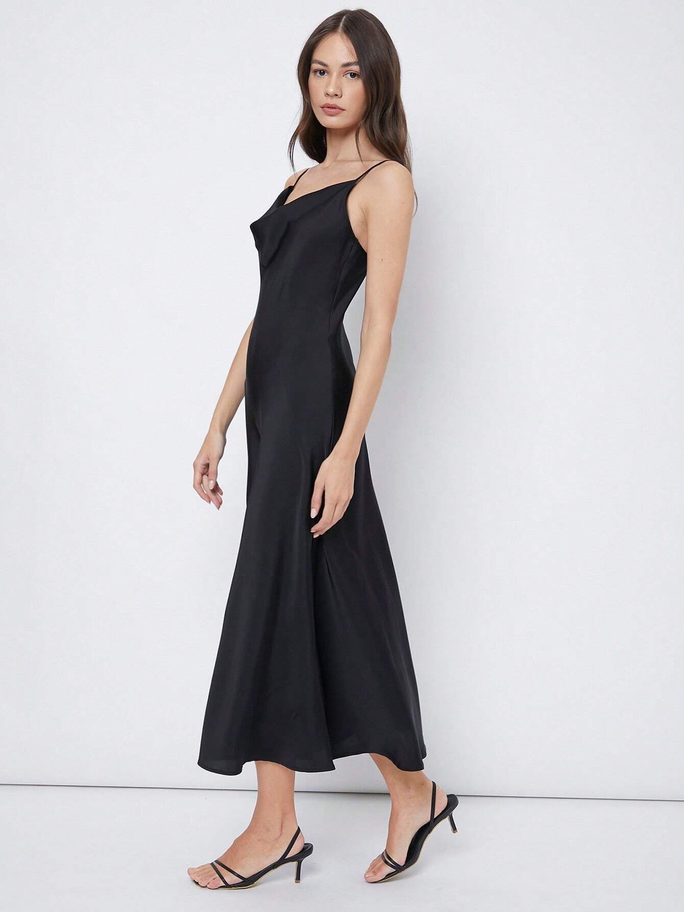 Satin Relaxed Maxi Dress