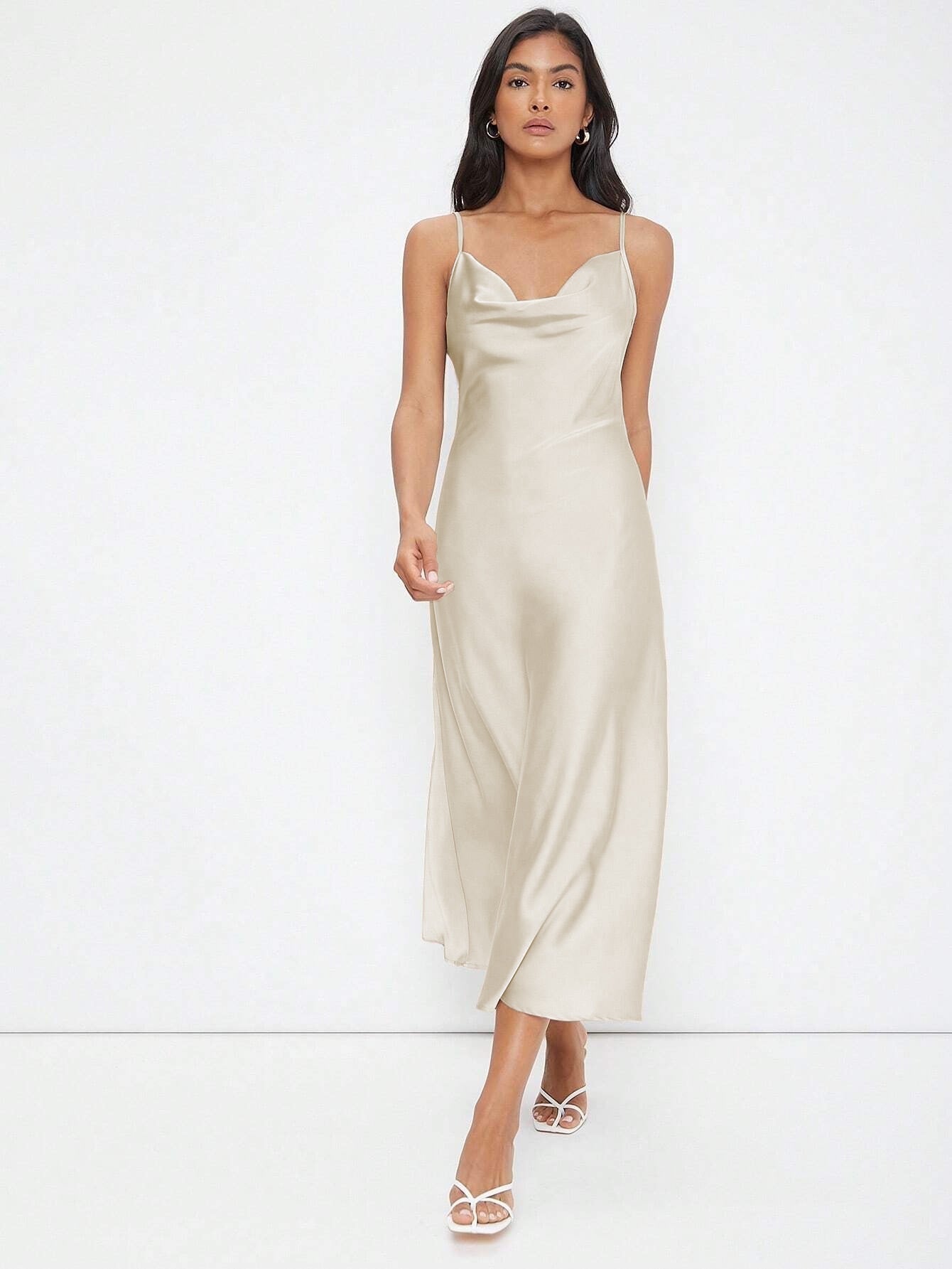 Satin Relaxed Maxi Dress